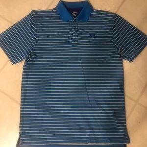 Under Armour Striped Polo!!